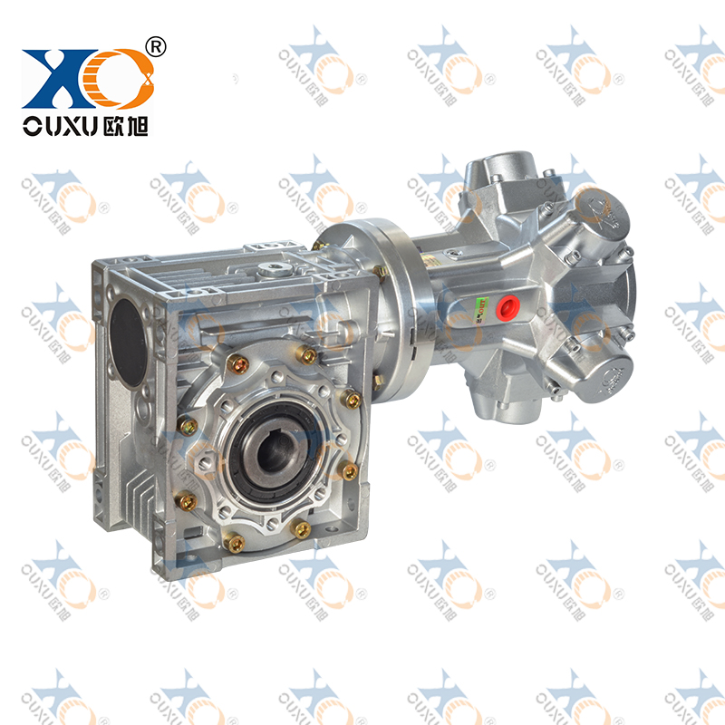 QMHJB050A--NMRV五缸氣動馬達配蝸輪蝸桿減速機